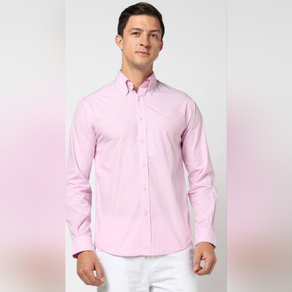 Brooks Brothers| Mens Pink Dress Shirt Luxury Super Fine Shirting Italy Medium